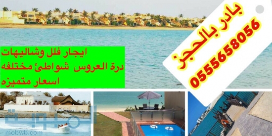 ايجار فلل وشاليهات 