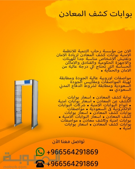 بوابات تفتيش بالفنادق