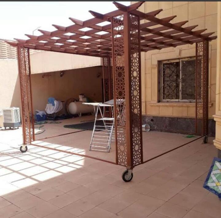 تركيب مظلات جلسات خارجية — صورة 3